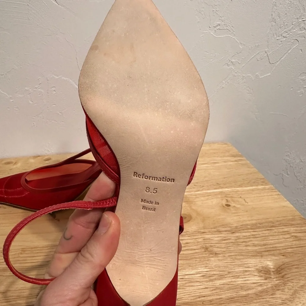 Reformation Whitney Slingback Heels - Picture 3 of 3